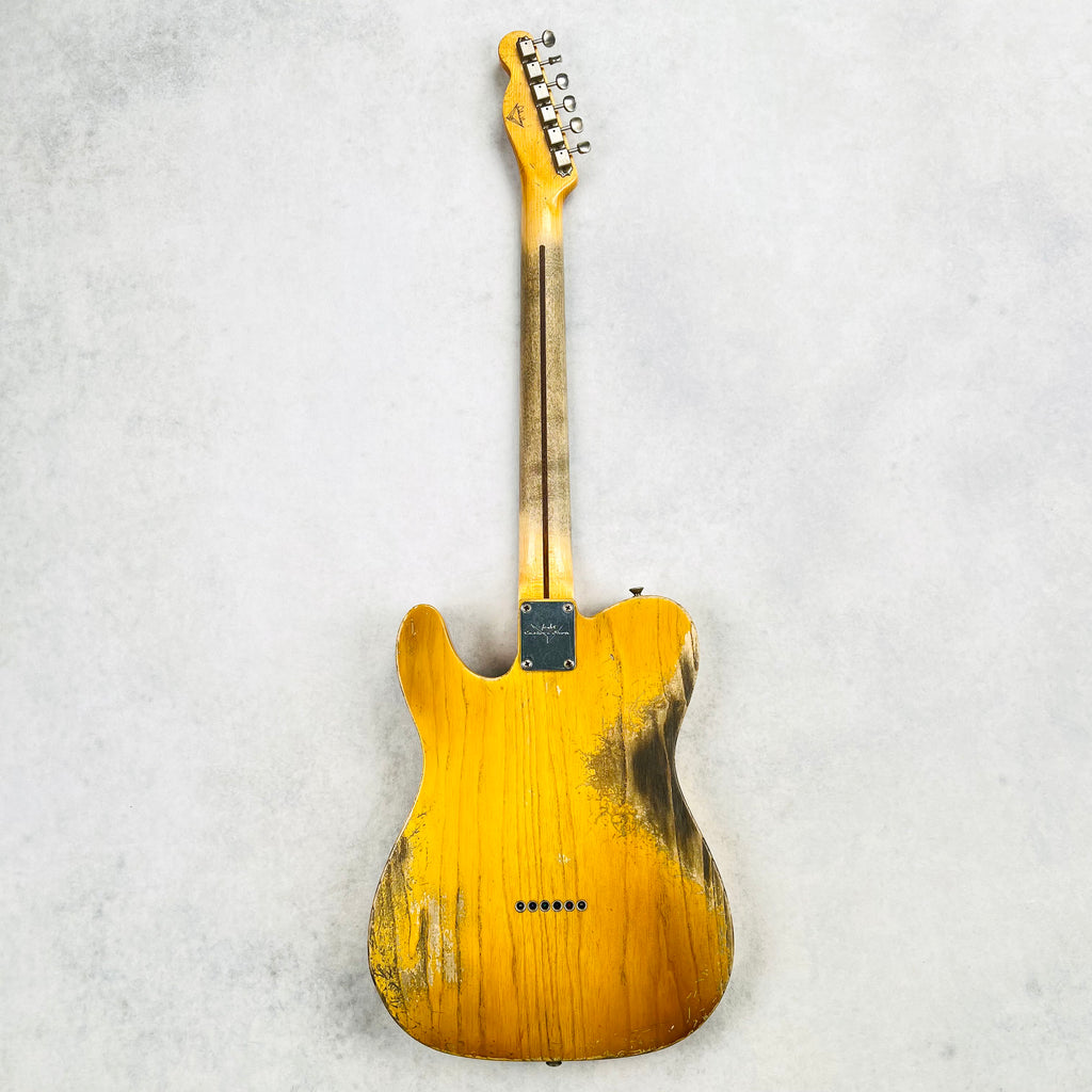 Fender Custom Shop Builder Select '54 Blackguard Esquire Heavy Relic Masterbuilt by Dale Wilson 2016 - Smoked Butterscotch Blonde - 10