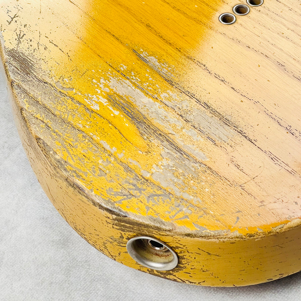 Fender Custom Shop Builder Select '54 Blackguard Esquire Heavy Relic Masterbuilt by Dale Wilson 2016 - Smoked Butterscotch Blonde - 15