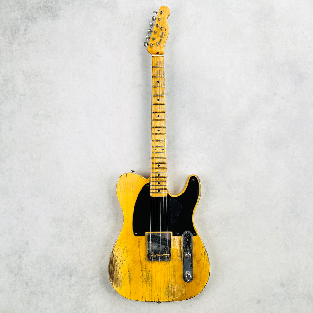 Fender Custom Shop Builder Select '54 Blackguard Esquire Heavy Relic Masterbuilt by Dale Wilson 2016 - Smoked Butterscotch Blonde - 2
