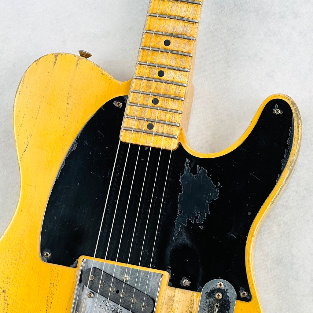 Fender Custom Shop Builder Select '54 Blackguard Esquire Heavy Relic Masterbuilt by Dale Wilson 2016 - Smoked Butterscotch Blonde - 3