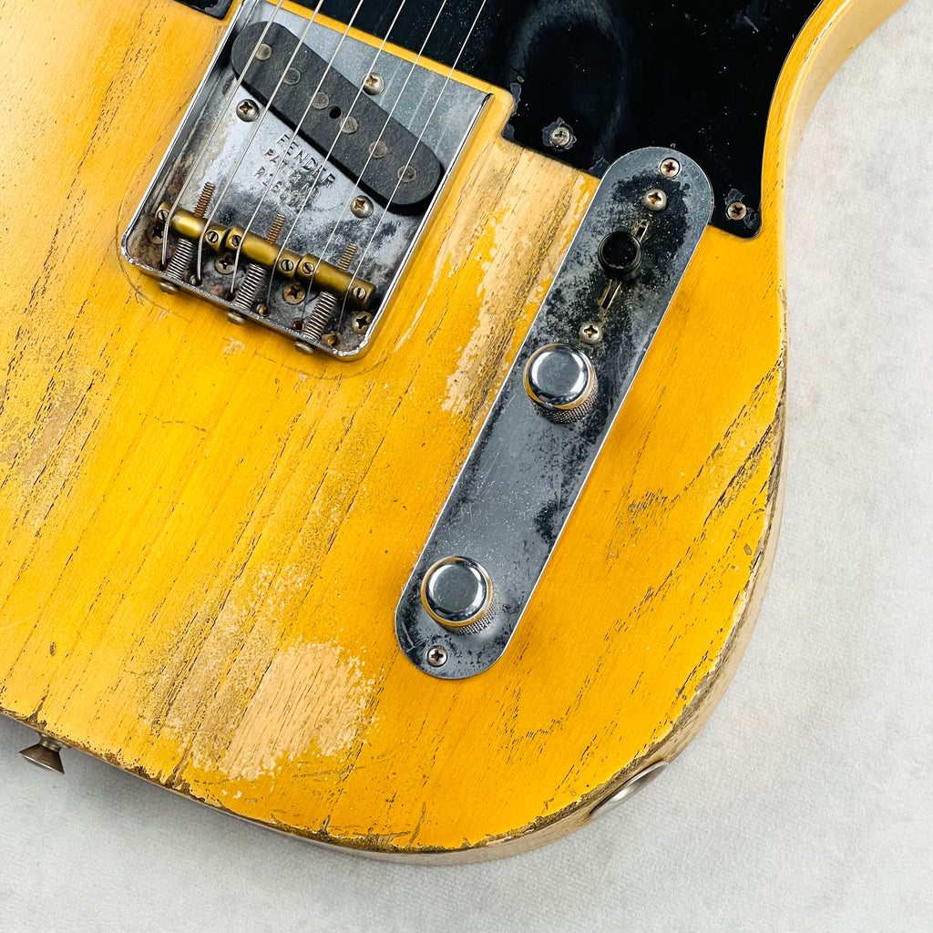 Fender Custom Shop Builder Select '54 Blackguard Esquire Heavy Relic Masterbuilt by Dale Wilson 2016 - Smoked Butterscotch Blonde - 5