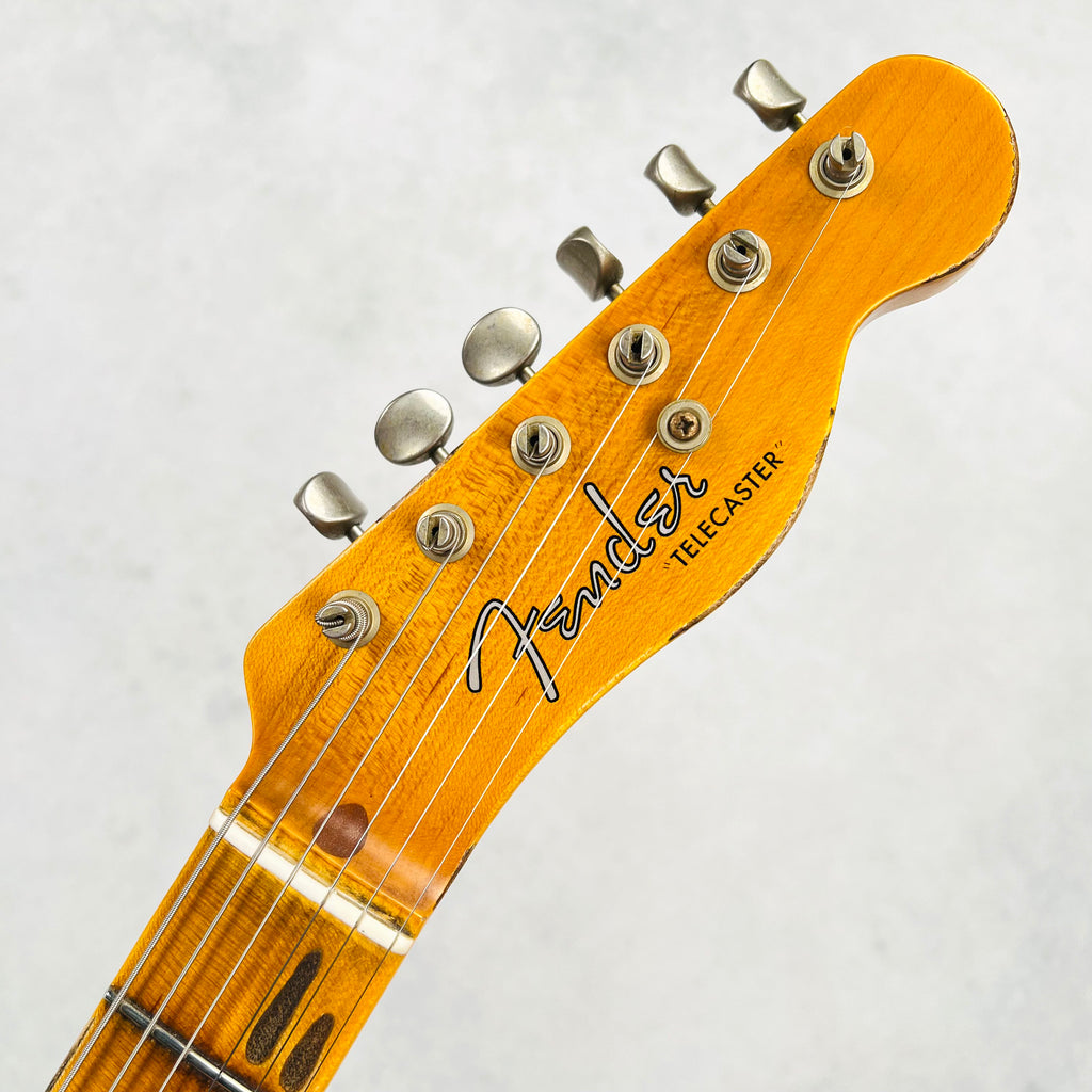 Fender Custom Shop CuNiFe Blackguard Telecaster with Bigsby Heavy Relic 2025 - Black - 8