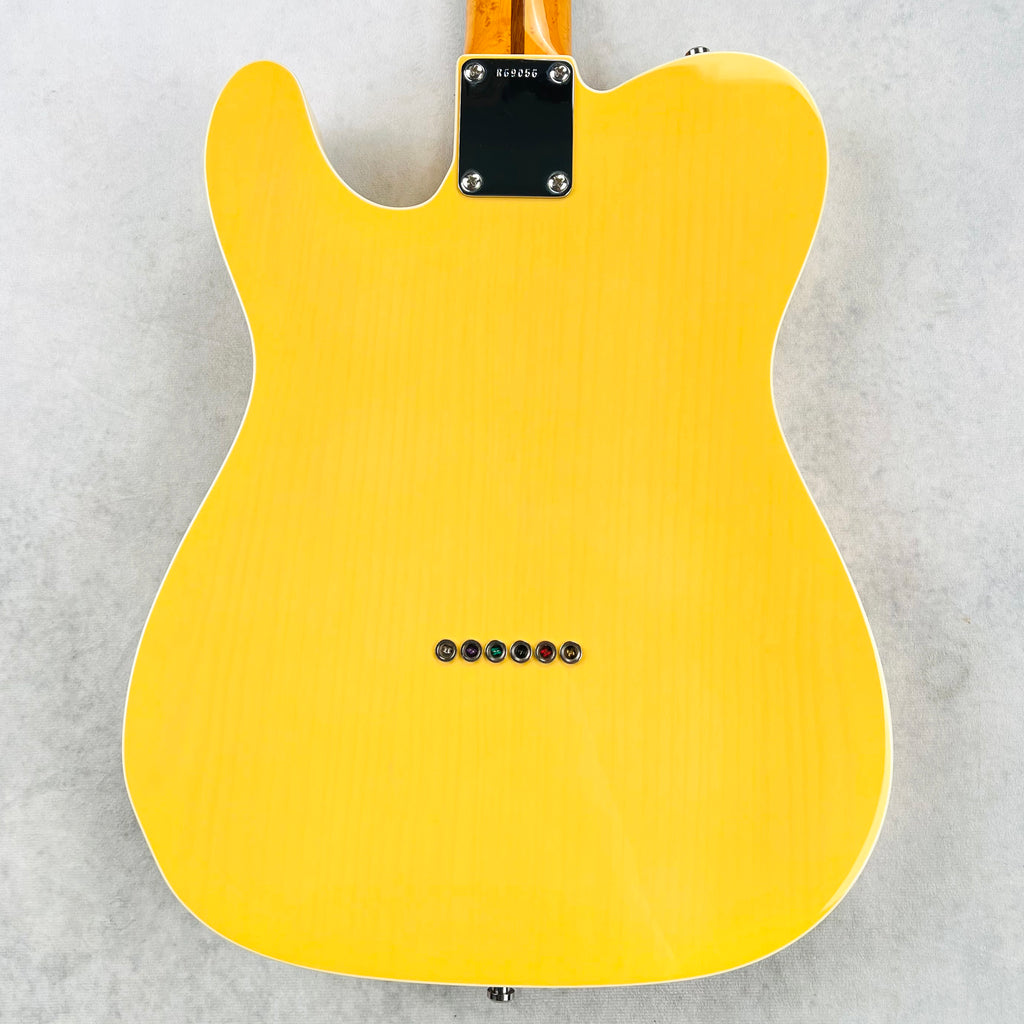 Fender Custom Shop Custom Deluxe Telecaster Masterbuilt By Yuriy Shishkov Quilt Top NOS 2012 - Nocaster Blonde - 10