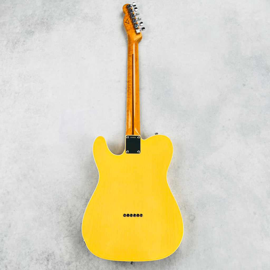 Fender Custom Shop Custom Deluxe Telecaster Masterbuilt By Yuriy Shishkov Quilt Top NOS 2012 - Nocaster Blonde - 11