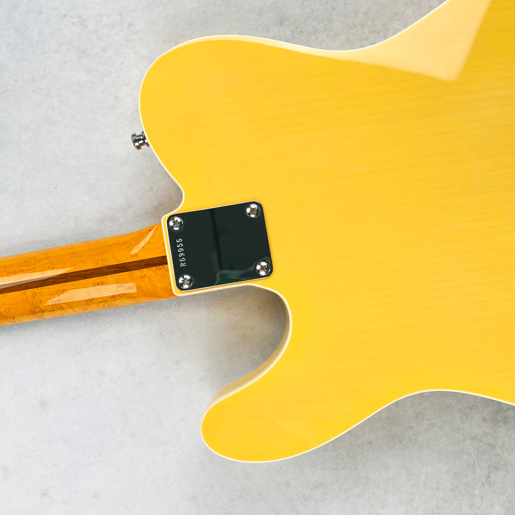 Fender Custom Shop Custom Deluxe Telecaster Masterbuilt By Yuriy Shishkov Quilt Top NOS 2012 - Nocaster Blonde - 13