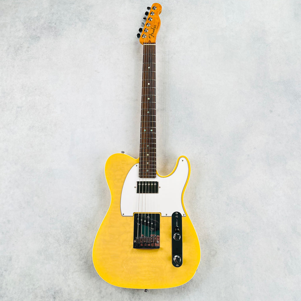 Fender Custom Shop Custom Deluxe Telecaster Masterbuilt By Yuriy Shishkov Quilt Top NOS 2012 - Nocaster Blonde - 2