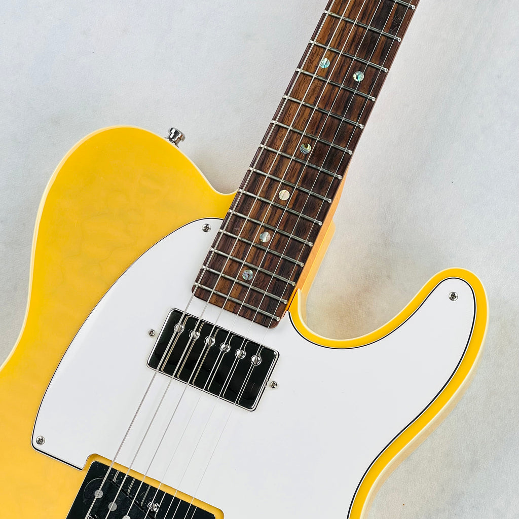 Fender Custom Shop Custom Deluxe Telecaster Masterbuilt By Yuriy Shishkov Quilt Top NOS 2012 - Nocaster Blonde - 3
