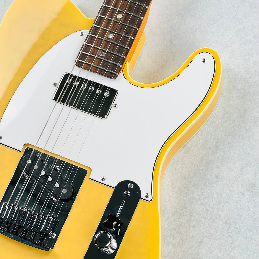 Fender Custom Shop Custom Deluxe Telecaster Masterbuilt By Yuriy Shishkov Quilt Top NOS 2012 - Nocaster Blonde - 6