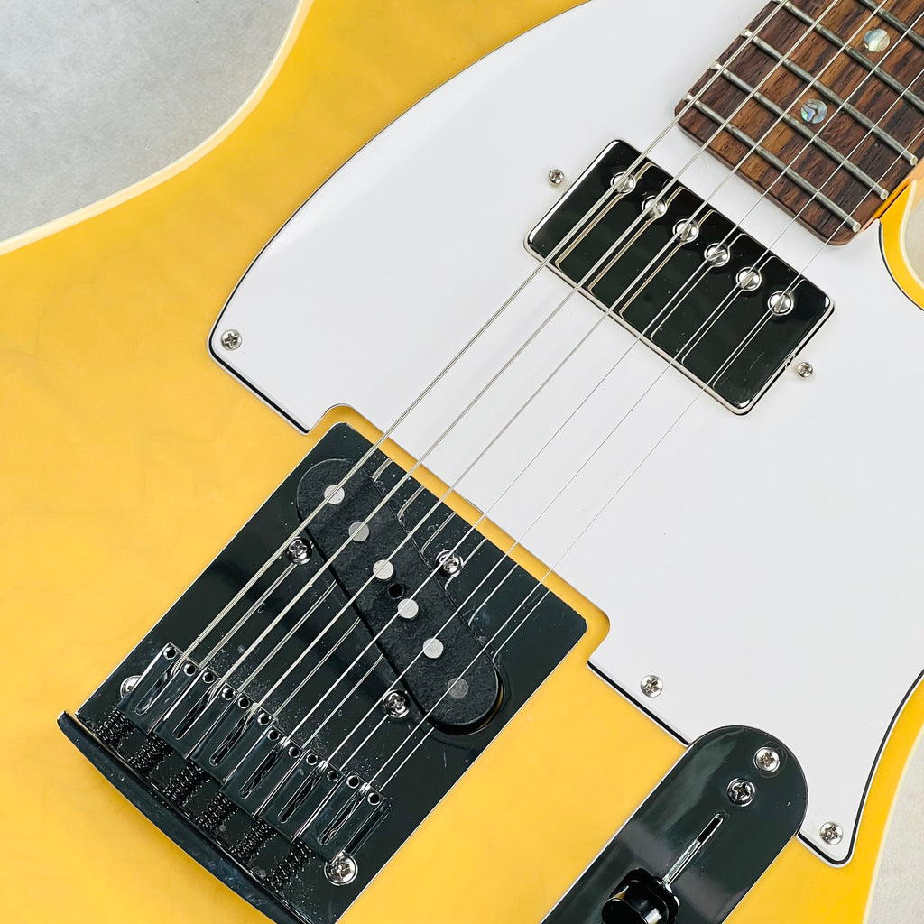 Fender Custom Shop Custom Deluxe Telecaster Masterbuilt By Yuriy Shishkov Quilt Top NOS 2012 - Nocaster Blonde - 7