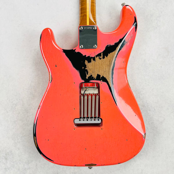 Fender Custom Shop GT11 Stratocaster Heavy Relic Sweetwater Exclusive 2022 - Fiesta Red Over Black - 10