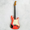 Fender Custom Shop GT11 Stratocaster Heavy Relic Sweetwater Exclusive 2022 - Fiesta Red Over Black - 2