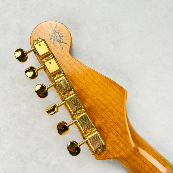 Fender Custom Shop Limited 1962 Stratocaster Relic Reverse Gold Hardware 2024 - Aged White Blonde - 15