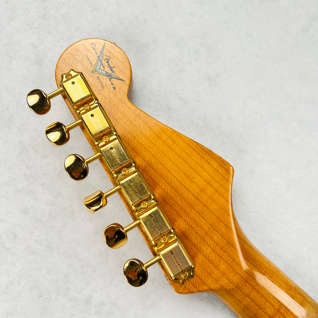 Fender Custom Shop Limited 1962 Stratocaster Relic Reverse Gold Hardware 2024 - Aged White Blonde - 15