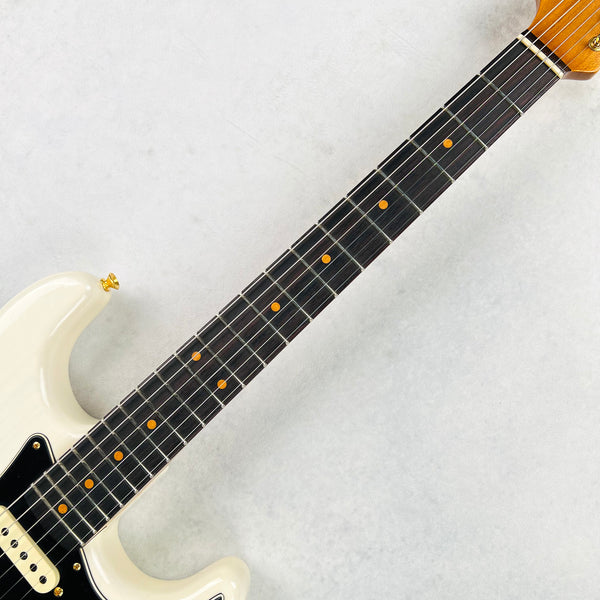 Fender Custom Shop Limited 1962 Stratocaster Relic Reverse Gold Hardware 2024 - Aged White Blonde - 8