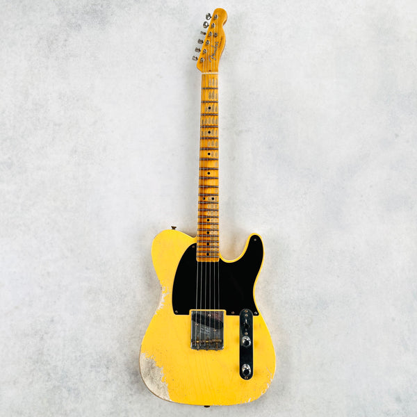 Fender Custom Shop Limited '50s Esquire Heavy Relic Secret Agent 2022 - Aged Nocaster Blonde - 2
