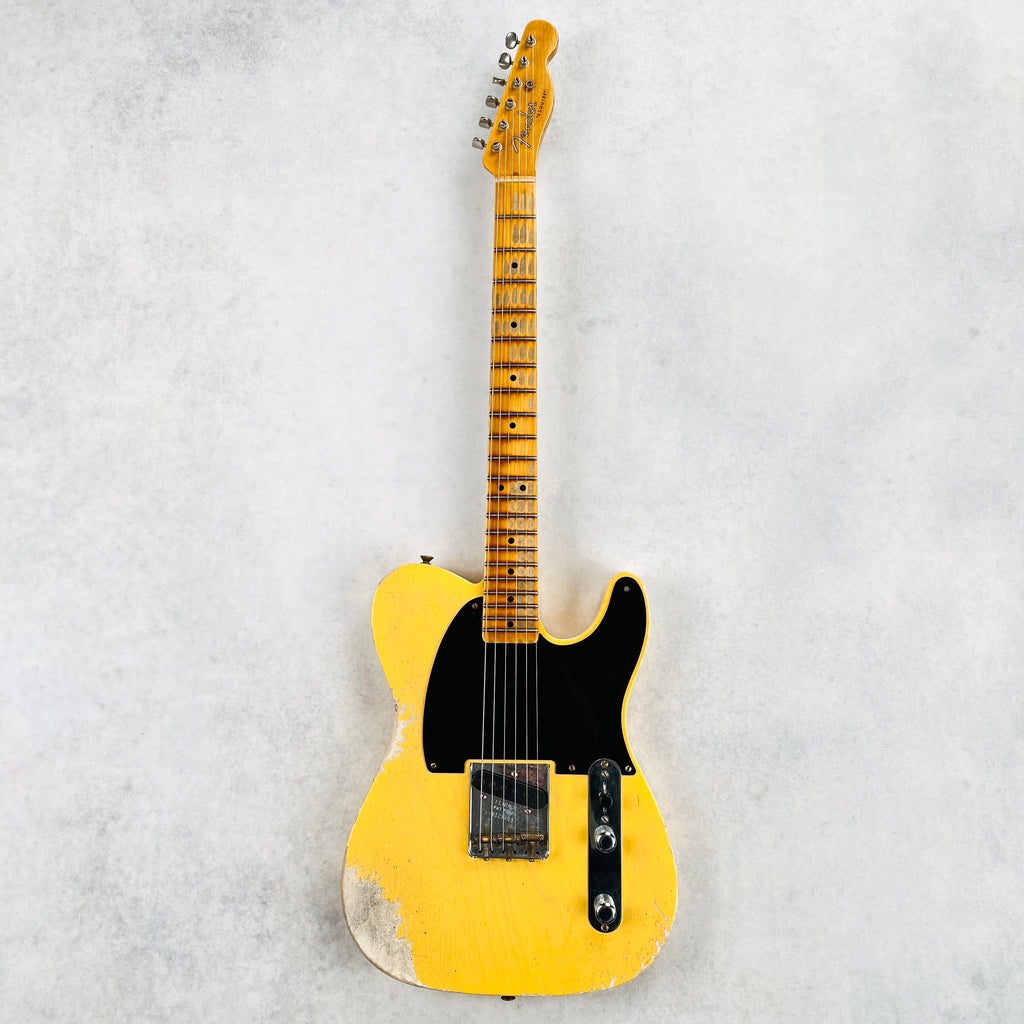 Fender Custom Shop Limited '50s Esquire Heavy Relic Secret Agent 2022 - Aged Nocaster Blonde - 2