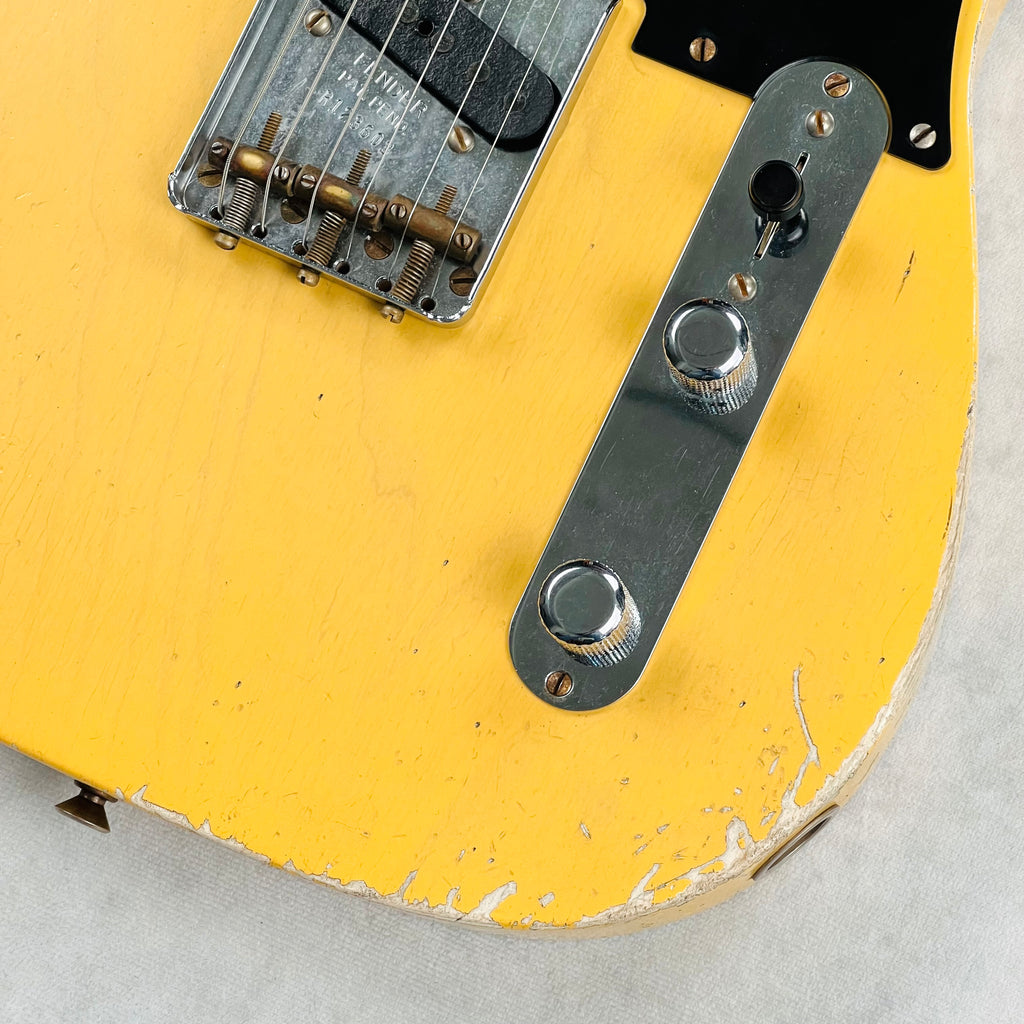 Fender Custom Shop Limited '50s Esquire Heavy Relic Secret Agent 2022 - Aged Nocaster Blonde - 5