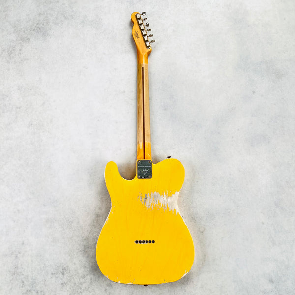 Fender Custom Shop Limited '50s Esquire Heavy Relic Secret Agent 2022 - Aged Nocaster Blonde - 11