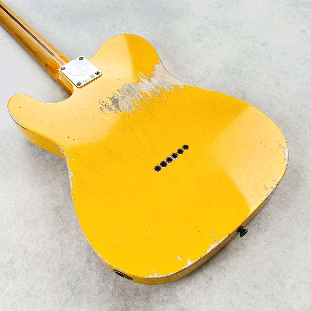 Fender Custom Shop Limited '50s Esquire Heavy Relic Secret Agent 2022 - Aged Nocaster Blonde - 14