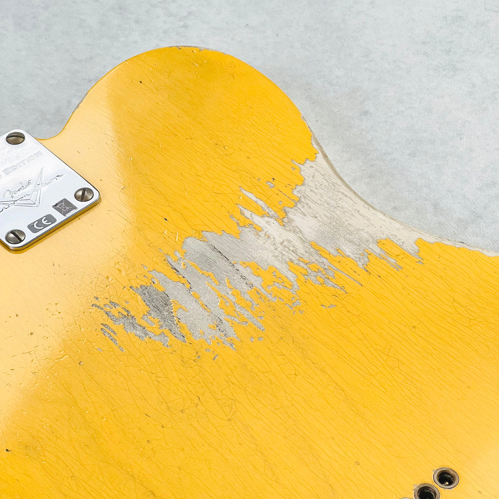 Fender Custom Shop Limited '50s Esquire Heavy Relic Secret Agent 2022 - Aged Nocaster Blonde - 15