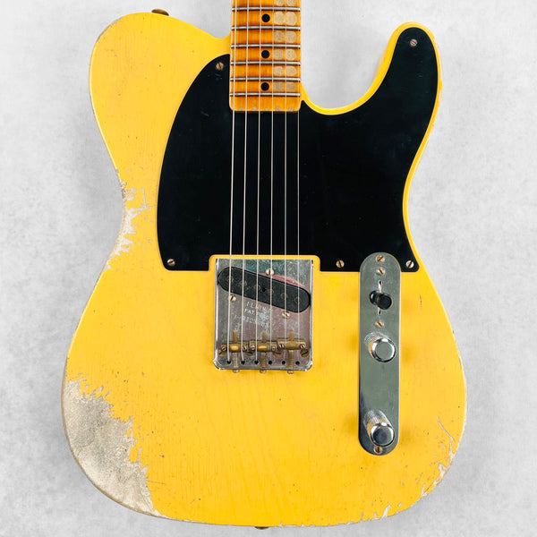 Fender Custom Shop Limited '50s Esquire Heavy Relic Secret Agent 2022 - Aged Nocaster Blonde - 1