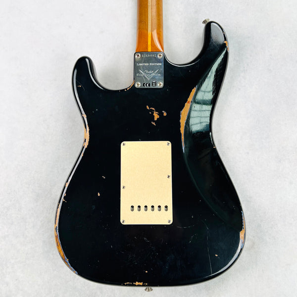 Fender Custom Shop Limited Edition '56 Fat Roasted Stratocaster Heavy Relic 2018 - Aged Black - 13