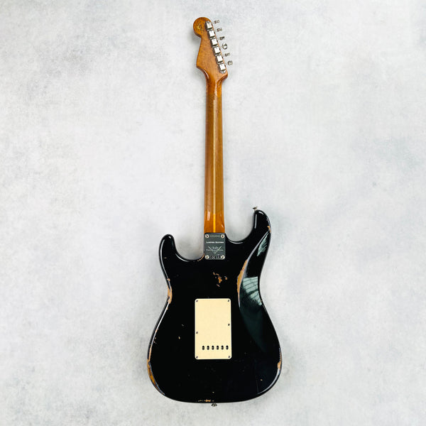 Fender Custom Shop Limited Edition '56 Fat Roasted Stratocaster Heavy Relic 2018 - Aged Black - 14