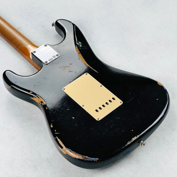 Fender Custom Shop Limited Edition '56 Fat Roasted Stratocaster Heavy Relic 2018 - Aged Black - 17