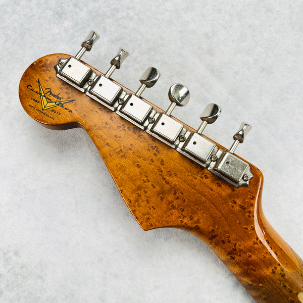 Fender Custom Shop Limited Edition '56 Fat Roasted Stratocaster Heavy Relic 2018 - Aged Black - 19
