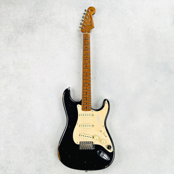 Fender Custom Shop Limited Edition '56 Fat Roasted Stratocaster Heavy Relic 2018 - Aged Black - 2