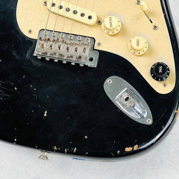 Fender Custom Shop Limited Edition '56 Fat Roasted Stratocaster Heavy Relic 2018 - Aged Black - 5