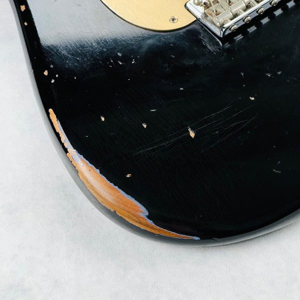 Fender Custom Shop Limited Edition '56 Fat Roasted Stratocaster Heavy Relic 2018 - Aged Black - 8