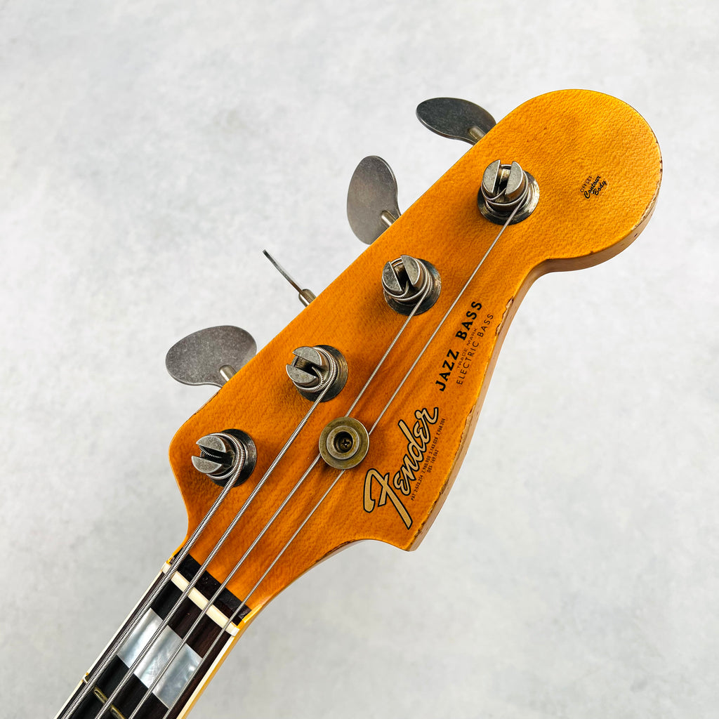 Fender Custom Shop Limited Edition Jazz Bass Heavy Relic 2023 - Aged Natural - 11