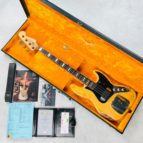 Fender Custom Shop Limited Edition Jazz Bass Heavy Relic 2023 - Aged Natural - 22
