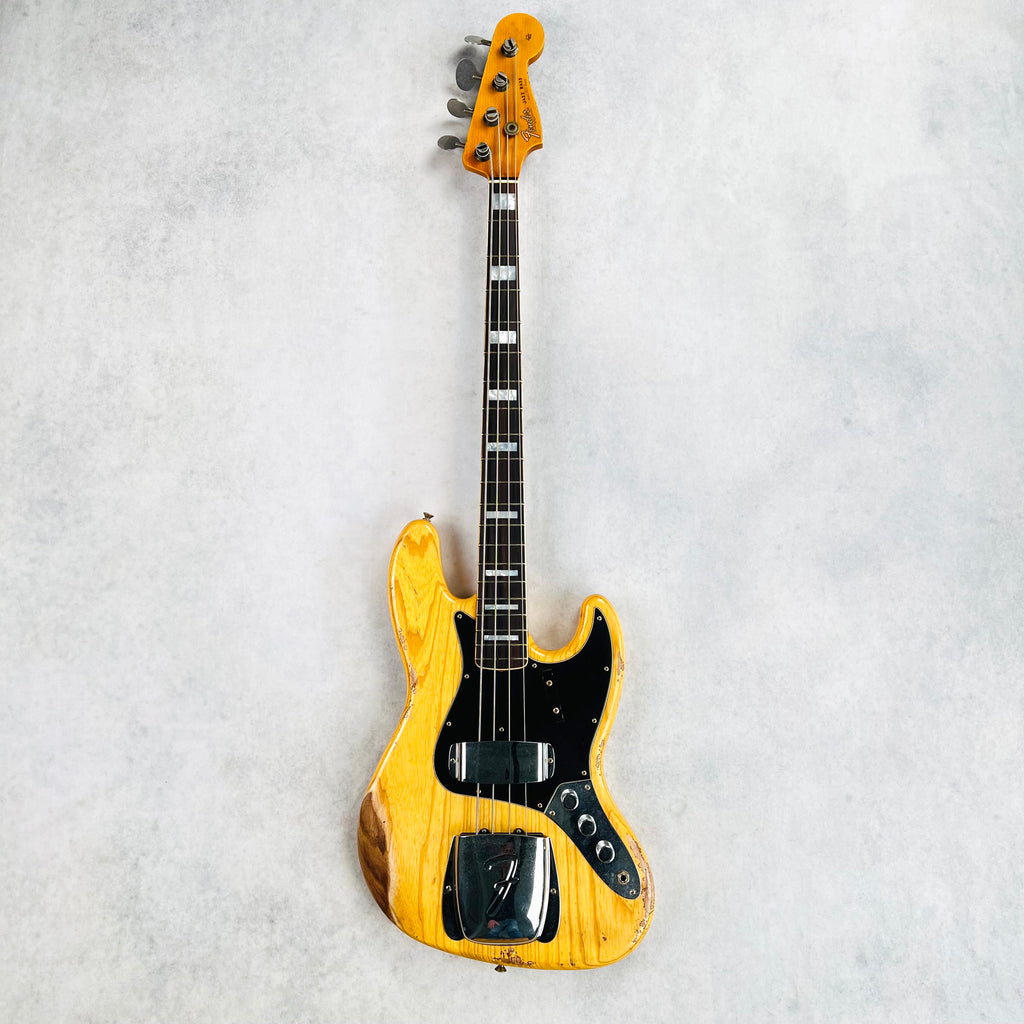 Fender Custom Shop Limited Edition Jazz Bass Heavy Relic 2023 - Aged Natural - 2