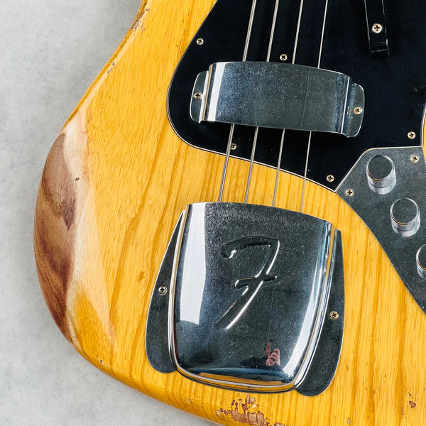 Fender Custom Shop Limited Edition Jazz Bass Heavy Relic 2023 - Aged Natural - 4