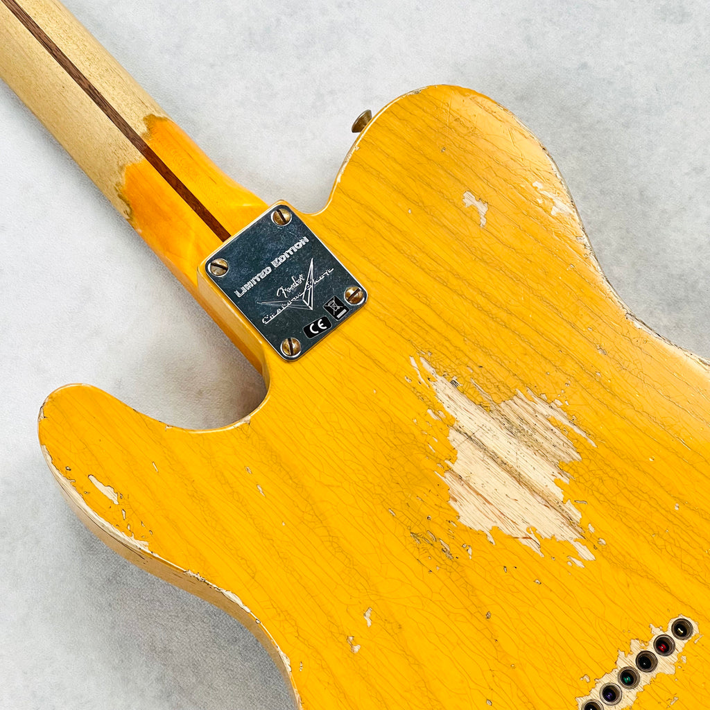 Fender Custom Shop Ltd 51 Telecaster Heavy Relic HS 2021 - Aged Butterscotch Blonde - 12