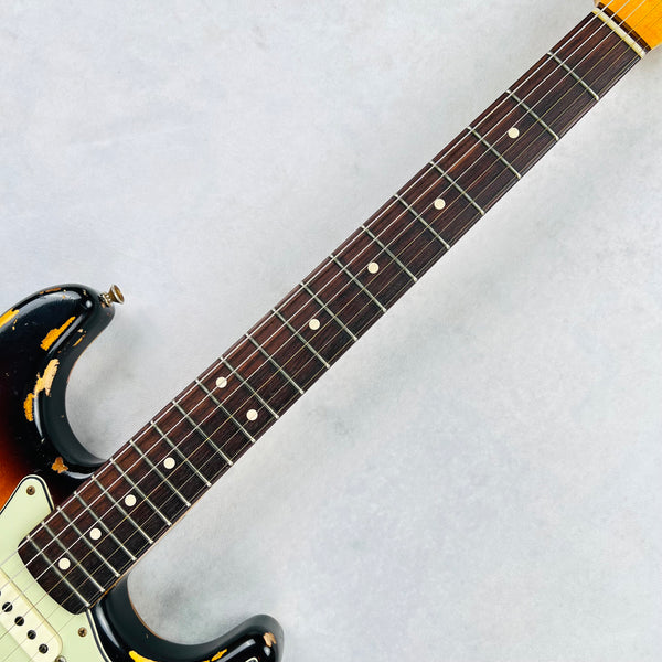Fender Custom Shop Ltd '60 Dual Mag II Stratocaster Super Heavy Relic 2021 - Faded 3-Tone Sunburst - 10