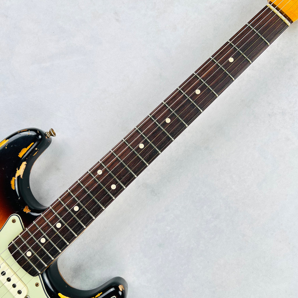 Fender Custom Shop Ltd '60 Dual Mag II Stratocaster Super Heavy Relic 2021 - Faded 3-Tone Sunburst - 10