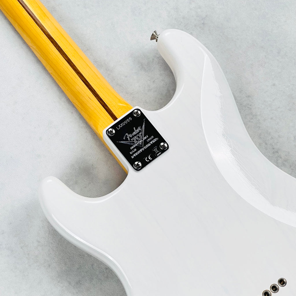 Fender Custom Shop LTD 70th Anniversary 1954 Stratocaster Hardtail Deluxe Closet Classic 2024 - White Blonde - 13