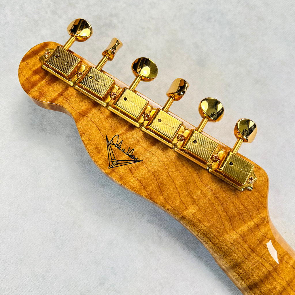 Fender Custom Shop Telecaster Ebony Top Masterbuilt by Dale Wilson NOS NAMM 2015 - Natural - 15