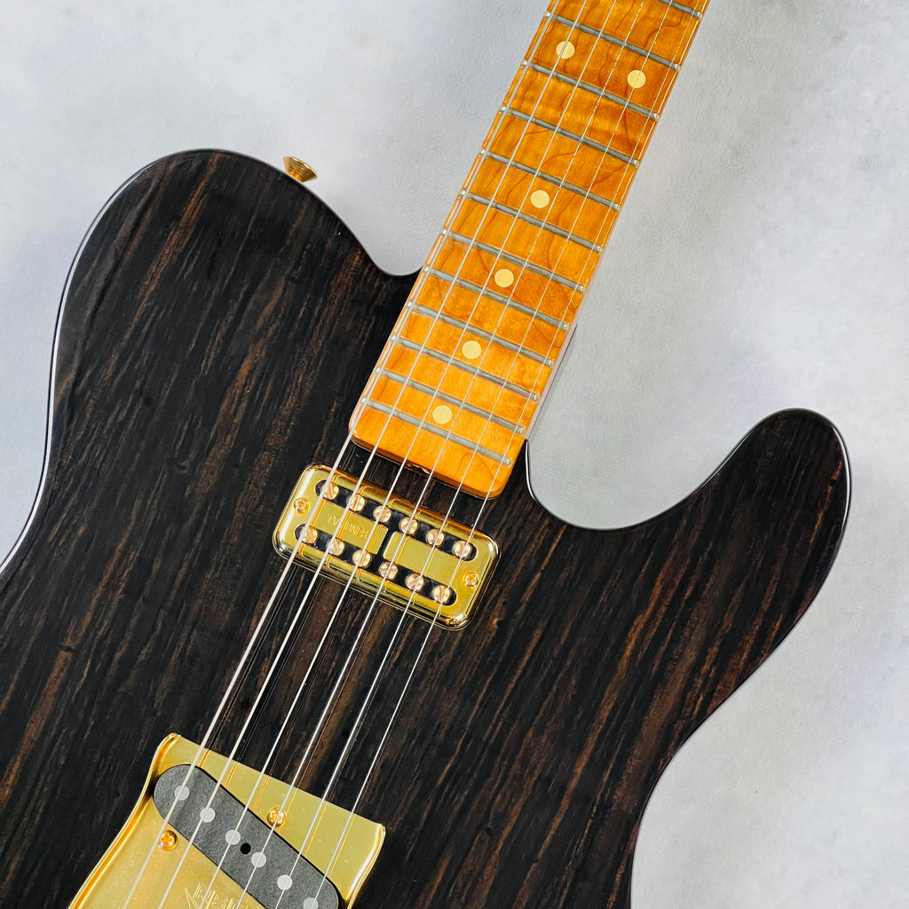 Fender Custom Shop Telecaster Ebony Top Masterbuilt by Dale Wilson NOS NAMM 2015 - Natural - 3
