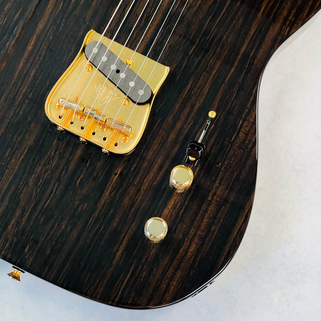 Fender Custom Shop Telecaster Ebony Top Masterbuilt by Dale Wilson NOS NAMM 2015 - Natural - 5