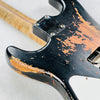 Fender Custom Shop ZF Stratocaster 1H Floyd Rose Heavy Relic 2023 - Black over Yellow - 17
