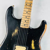 Fender Custom Shop ZF Stratocaster 1H Floyd Rose Heavy Relic 2023 - Black over Yellow - 3