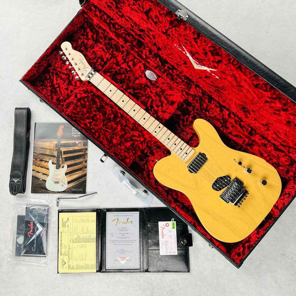 Fender Custom Shop ZF Telecaster HS Floyd Rose NOS 2021 - Butterscotch Blonde - 17