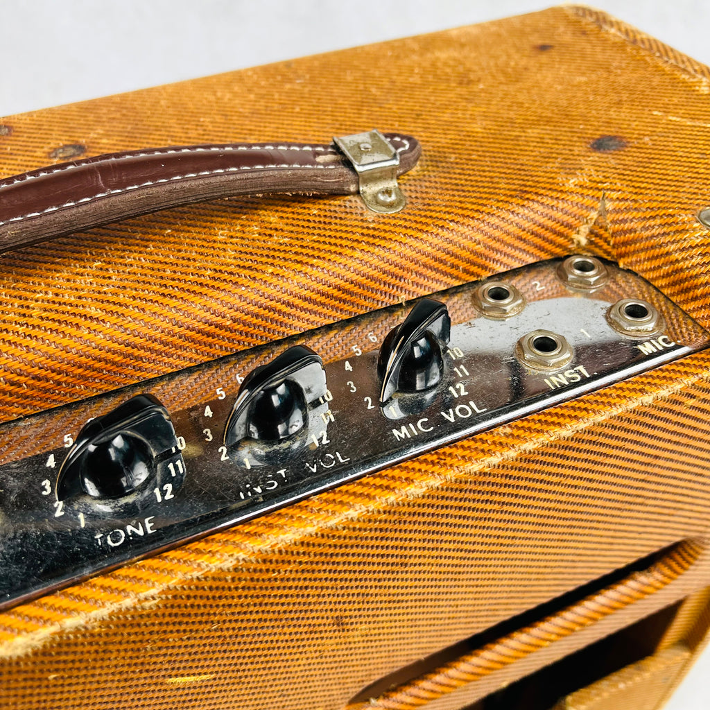 Fender Deluxe 5E3 1x12" Combo Amplifier 1955 - Tweed - 9