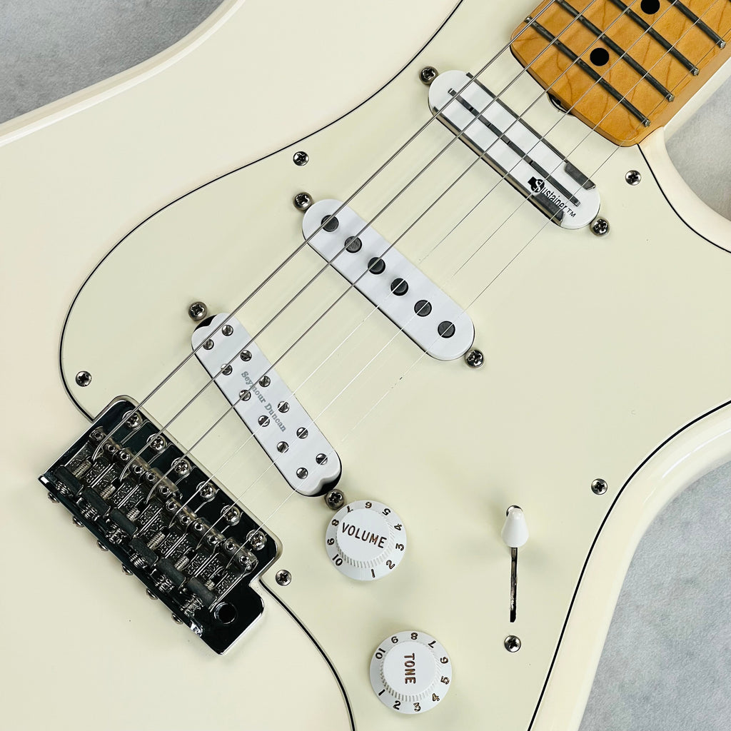 Fender EOB Ed O'Brien Signature Stratocaster Maple Fingerboard 2017 - Olympic White - 8