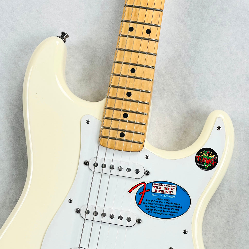Fender Jimmie Vaughan Tex-Mex Stratocaster 2007 - Olympic White - 3
