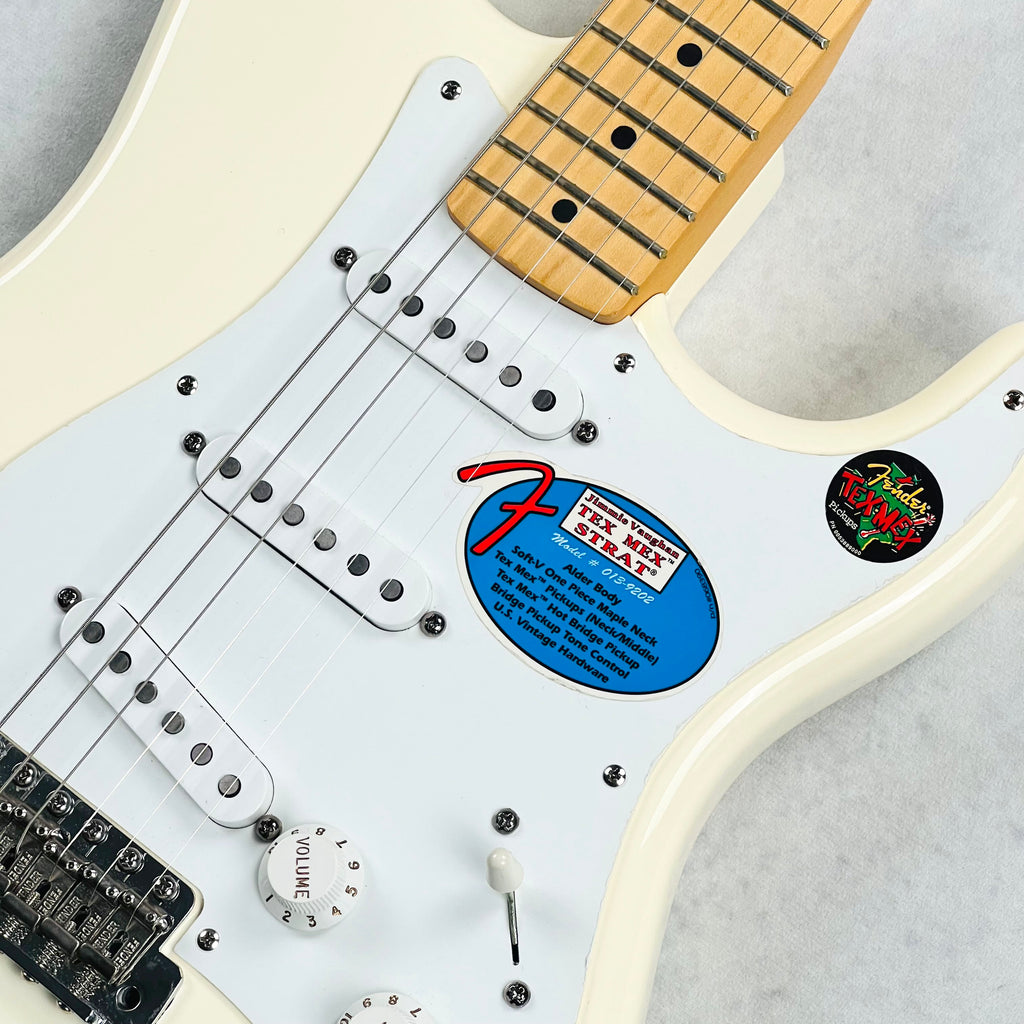 Fender Jimmie Vaughan Tex-Mex Stratocaster 2007 - Olympic White - 6